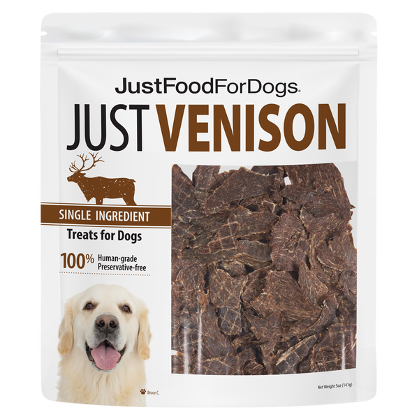 Venison Treats for Dogs JustFoodForDogs